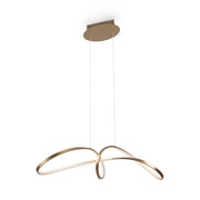 Lampada a sospensione Curve LED 42W oro Maytoni MOD156