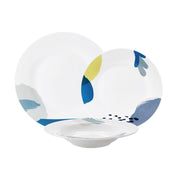 Servizio di Piatti da Tavola in Ceramica Trend Ibiza 18 Pezzi