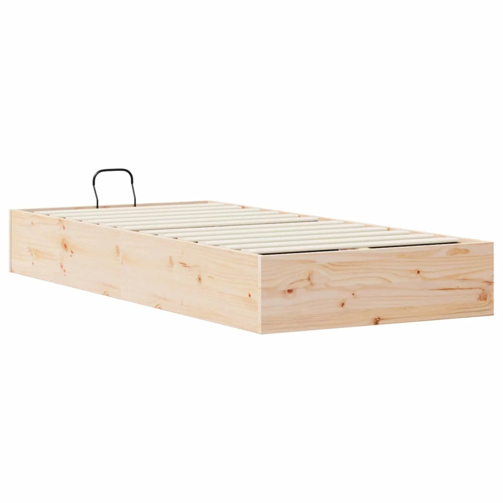 Telaio del Letto Ottomano con Ripostiglio Naturale 80 x 200 cm 3418765