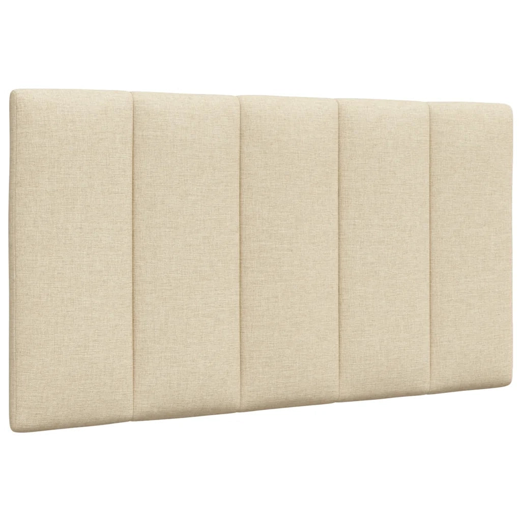 Letto con Materasso Hanko Crema 80x200 cm in Tessuto 3310494