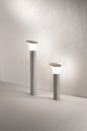 PALETTO ARES H.80CM SILVER  1 LUCE ATTCCO E27 D.17,5CM