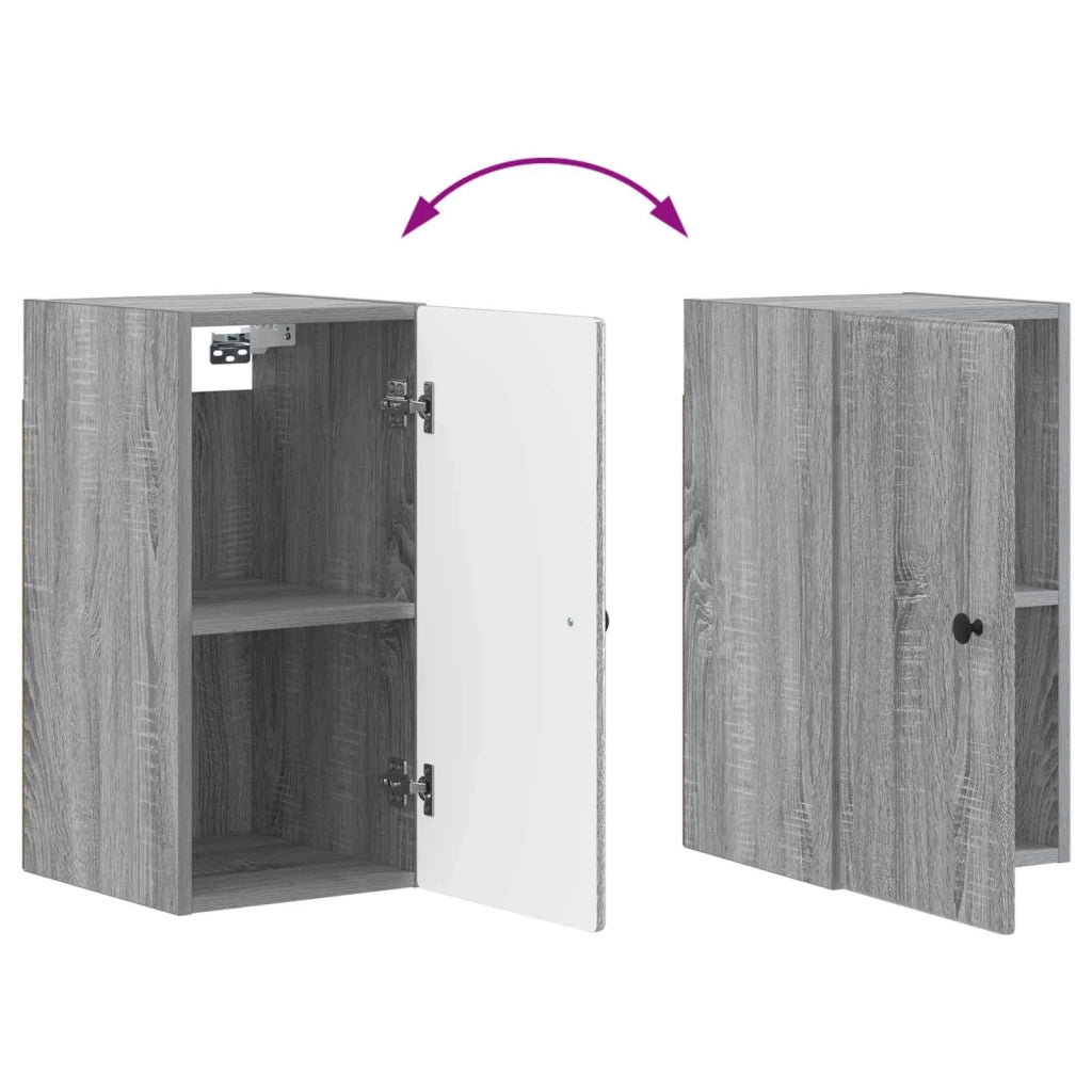 Armadio da bagno a muro BREDA Sonoma grigio 30 x 31 x 59 cm 897471