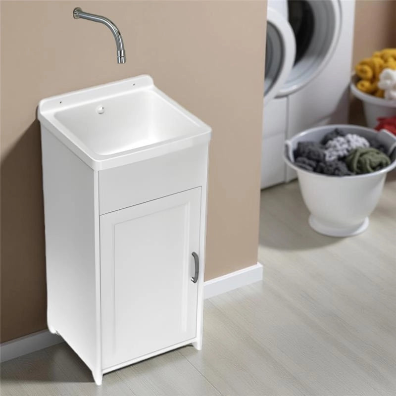 MINI LAVATOIO IN RESINA ESTREMAMENTE COMPATTO E STABILE PER INTERNI E ESTERNI 40LX40PX85H CM