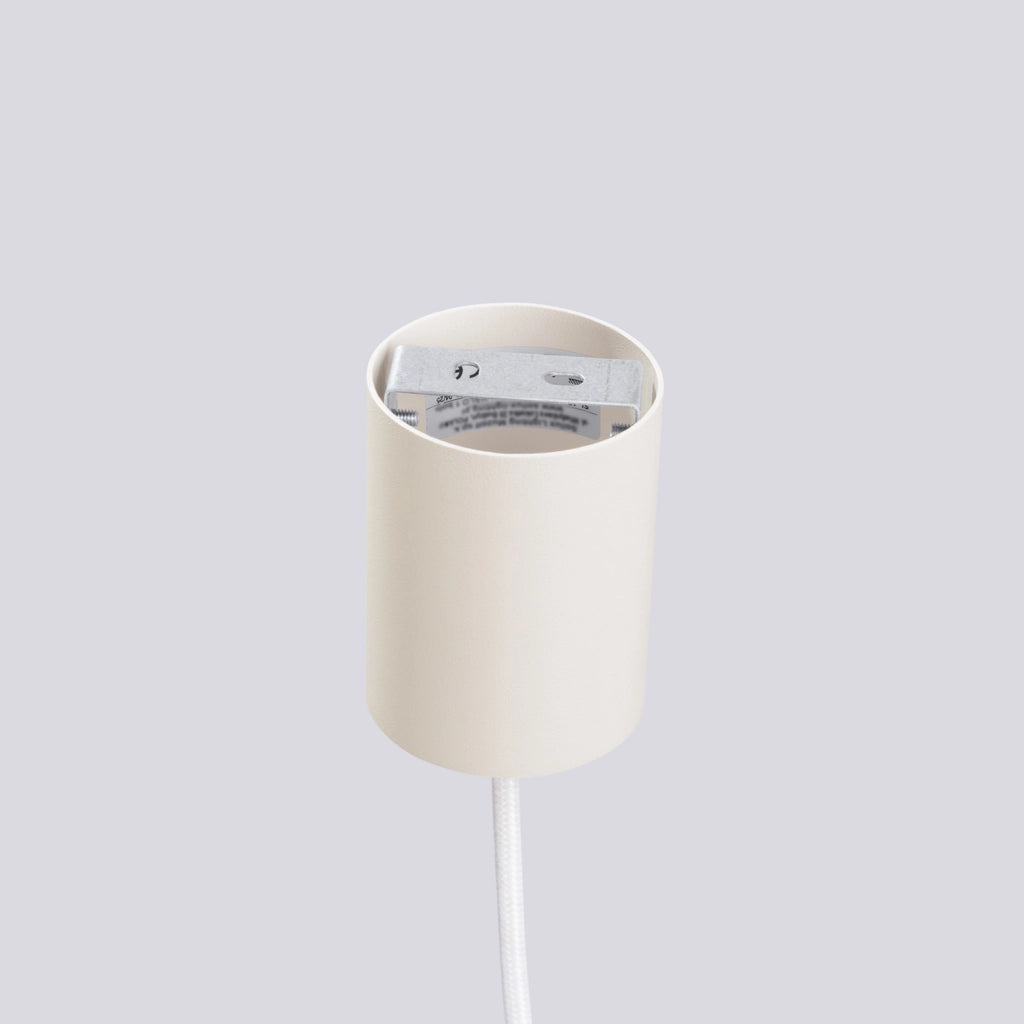Lampada sospensione moderna beige sfera vetro bianco SFERA