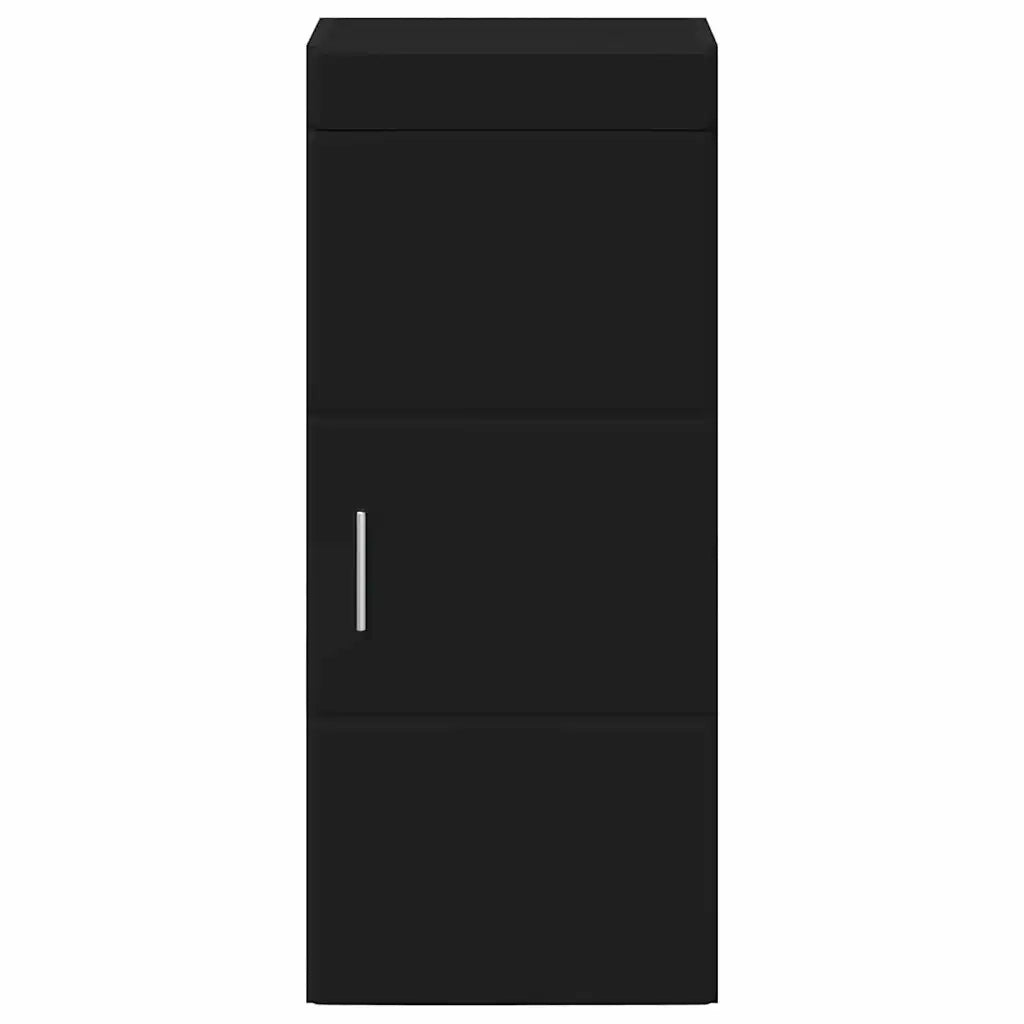 Armadio da bagno a muro con porta TULUM Nero 37 x 24,5 x 86 cm