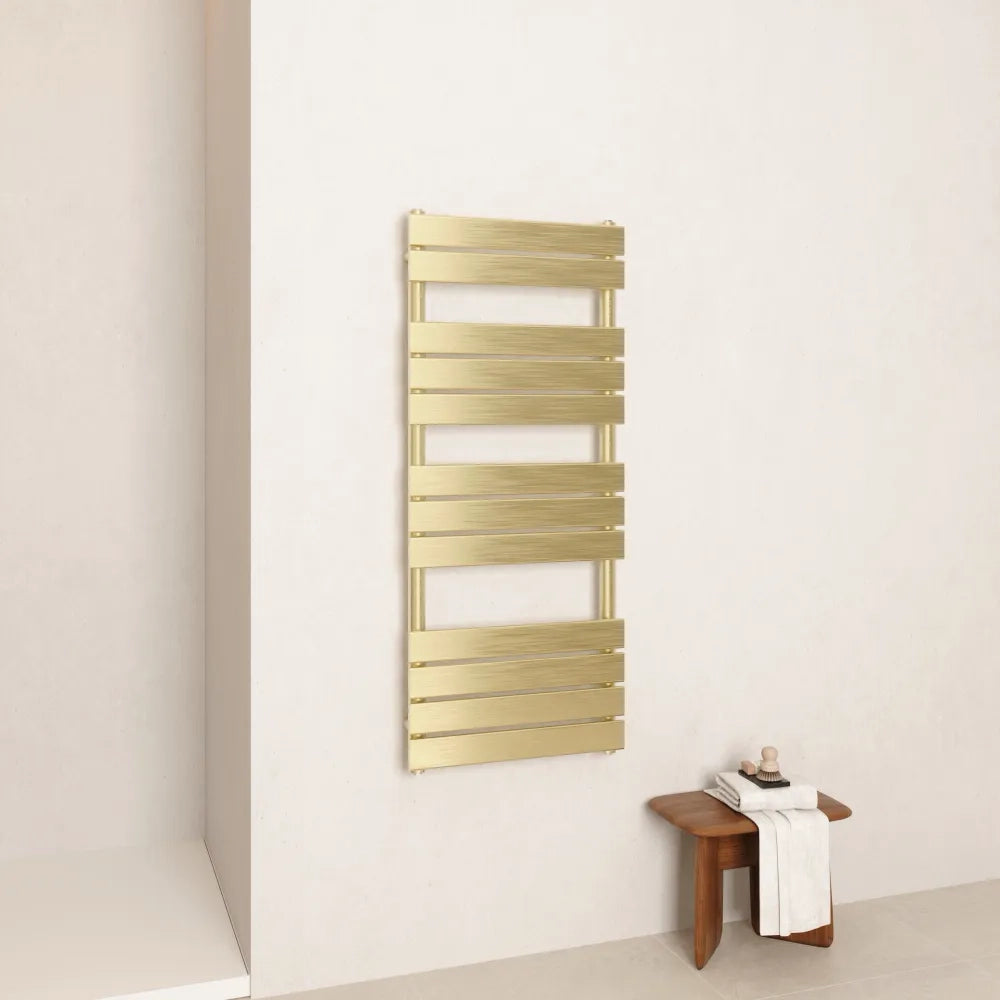 Termoarredo idraulico 1200x500 oro spazzolato interasse 450 | Andromeda