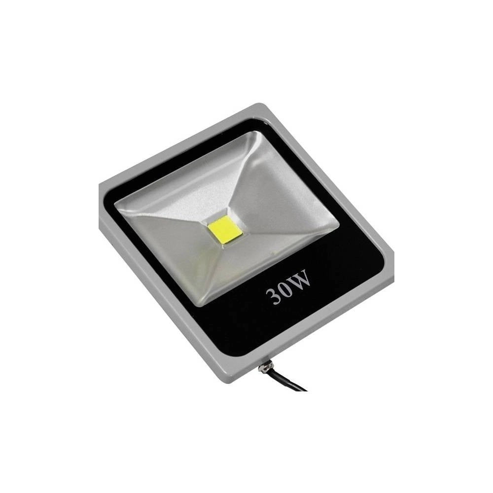 Trade Shop - Faro Led Slim Faretto Luce Calda Alta Luminosita' 10w 20w 30w 50w 80w 100w Ip66 -