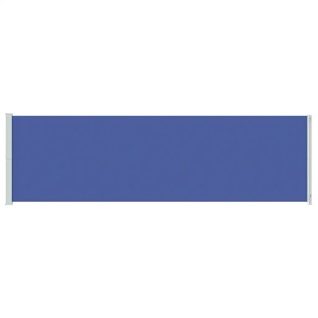 Tenda da Sole Laterale Retrattile per Patio 180x600 cm Blu 317966