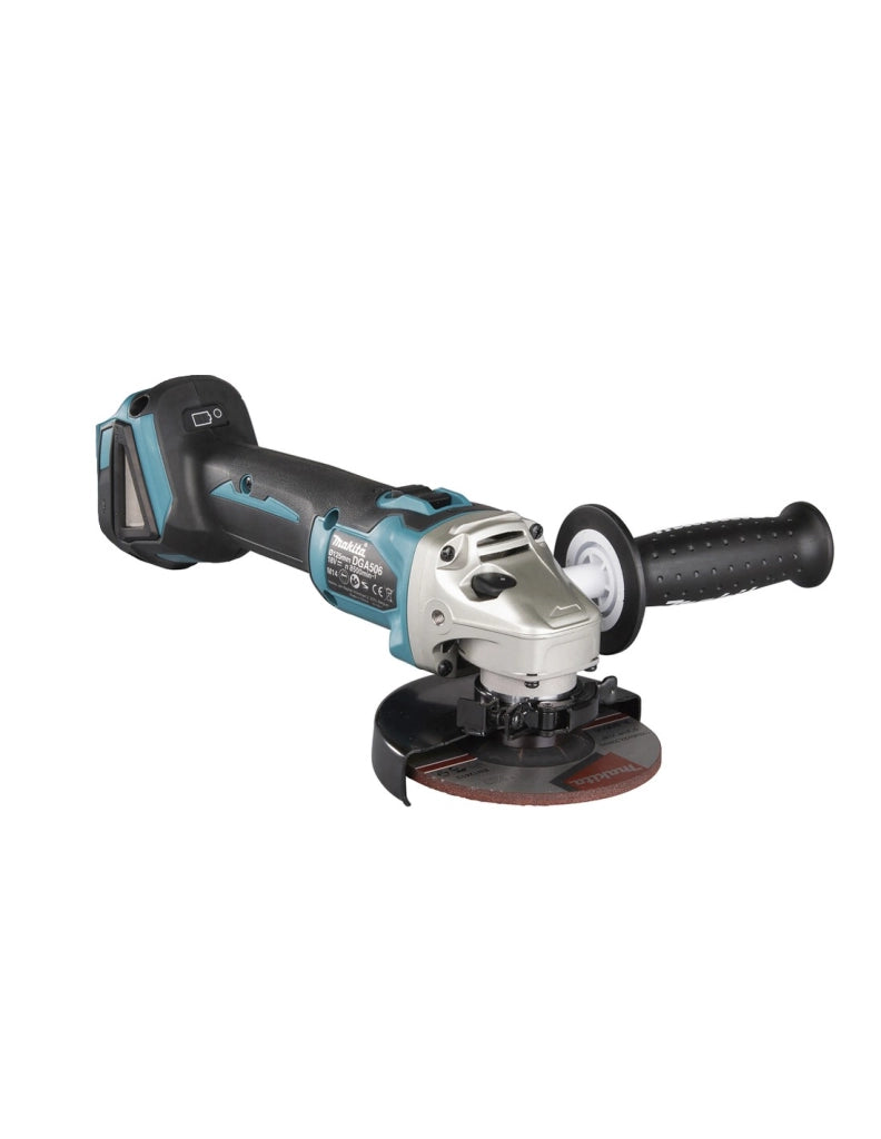 Smerigliatrice MAKITA DGA506RTJ (2 x 5,0 Ah + DC18RC + MAKPAC 3)