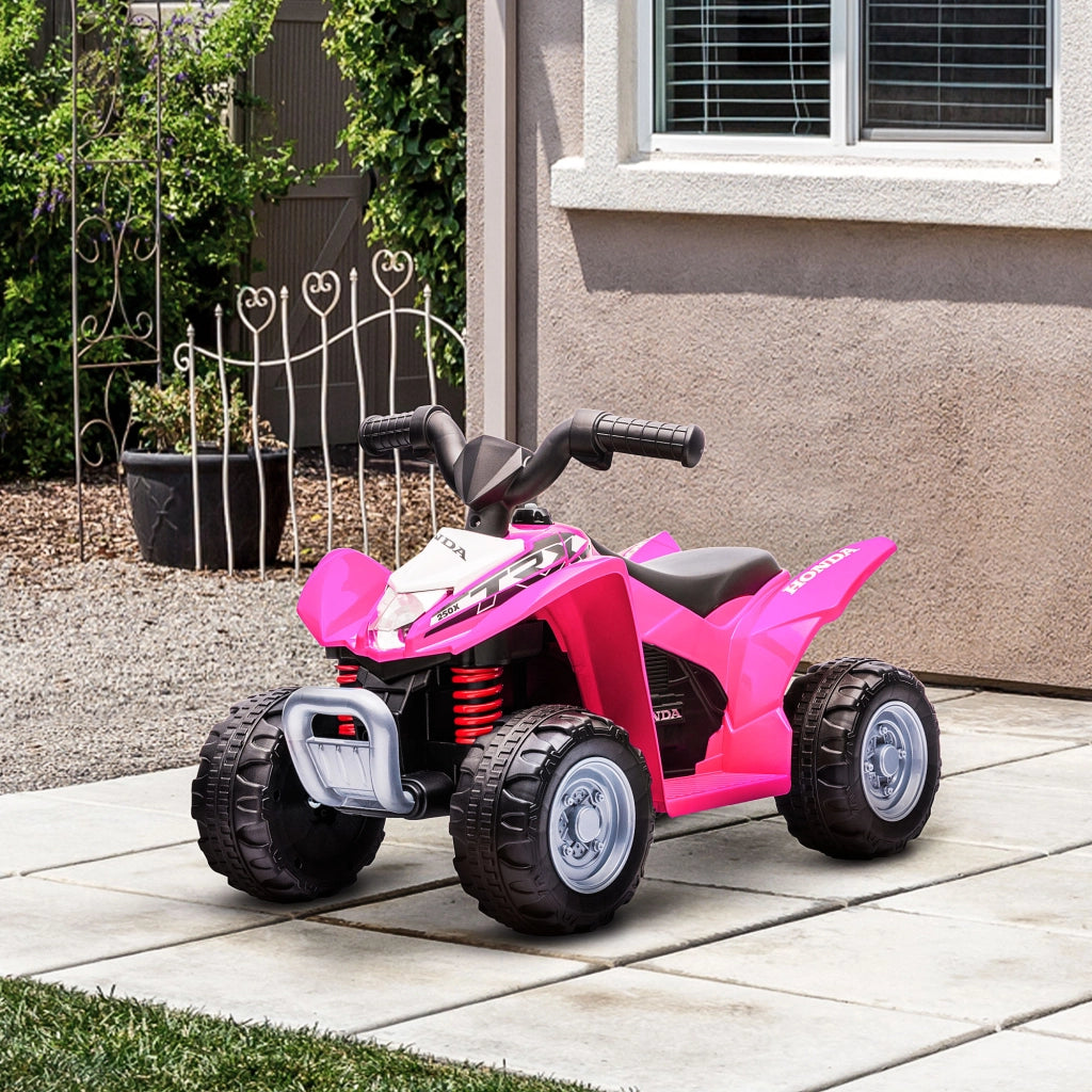 Quad Elettrico Bambini con Luci LED e Clacson ¨C zephmum ¨C Rosa