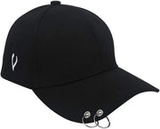 Cappello a visiera pieghevole sportivo per attività all'aperto - Unisex - Nero