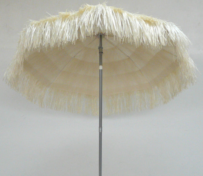 Ombrellone da Giardino Ø2 m Palo Ø33 mm in Acciaio Maffei Kenia Ecrù