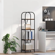 Libreria Rovere fumé 40 x 30 x 146 cm Legno multistrato 879877