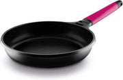 Piastra di cottura in induzione - 28 cm - maniglia rimovibile - rosso - alluminio fusibile