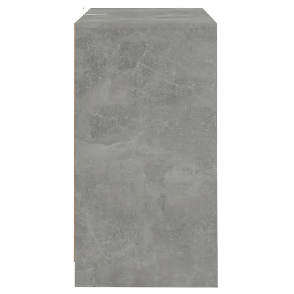 Credenze 2 pz Grigio Cemento 70x41x75 cm in Legno Multistrato 3098092