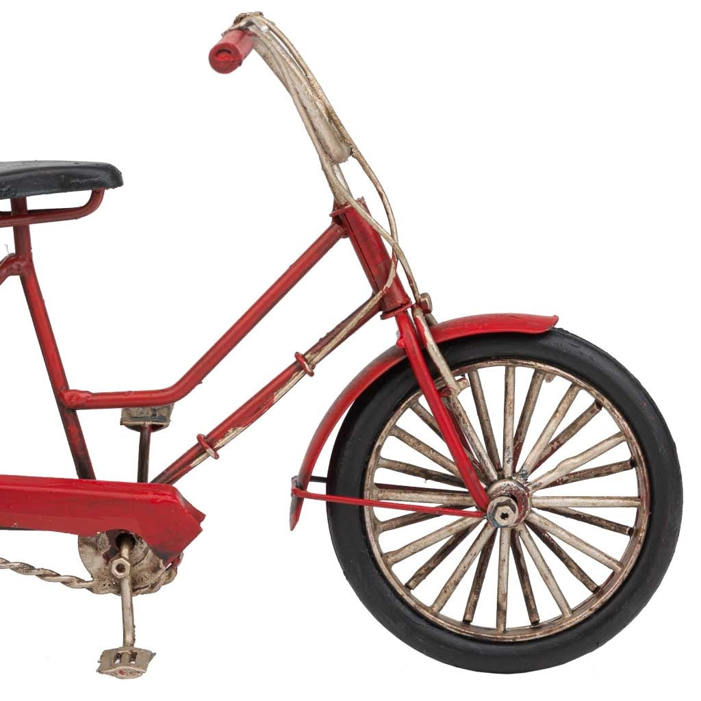 Triciclo in metallo rosso 22x11x14h