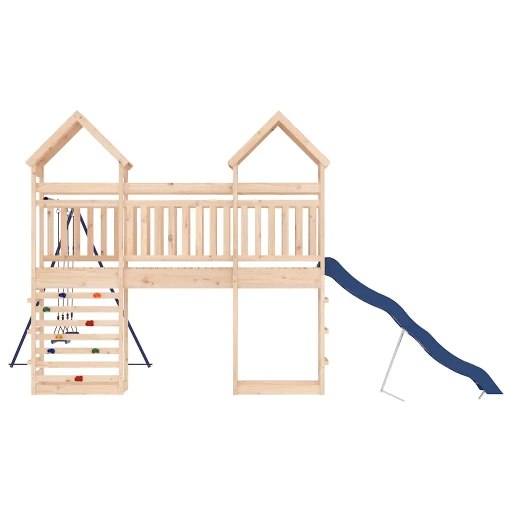 Set da Gioco da Esterno in Legno Massello di Pino 3156934