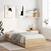 Giroletto Cassetti Rovere Sonoma 90x200 cm Legno Multistrato