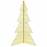 Albero di Natale con 240 LED-Luci decorative natalizie Bianco caldo 180 cm PET 735378