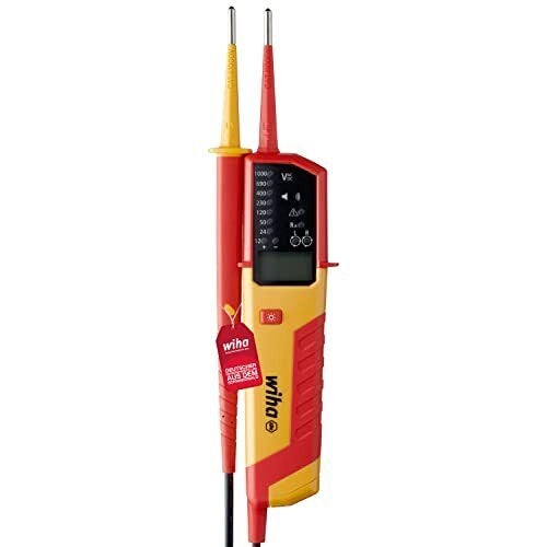 Wiha WIH-44319 eMobility Tester di tensione e continuita' 12 - 1000 V AC CAT IV colore Nero