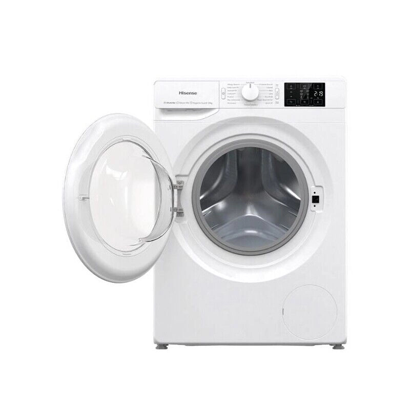 Lavatrice a Carico Frontale Hisense 9 Kg WFGE901439VM 1400 Giri Classe energetica A (A85xL60xP61,1) Motore inverter- Funzione Vapore