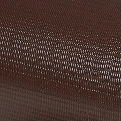Frangivista Recinzione in PVC, Telo Oscurante per Balcone 19cm x 35m, Strisce Protezione della Privacy per Giardino Incluse 25 clip di fissaggio, Marrone