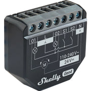 SHELLY - Shelly 2PM Gen4 - relè 2 canali per tapparelle e carichi con consumi