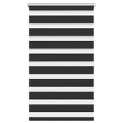 Tenda a rullo | Tenda avvolgibile zebra 90,9x150 cm Tessuto Larghezza 86,7 cm nero