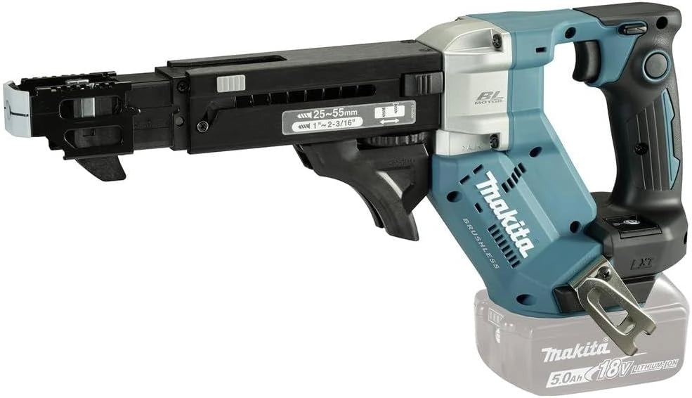 Makita DFR551Z 18V Li-ion LXT Brushless Auto-Feed Screwdriver – Batteries and Charger Not Included
