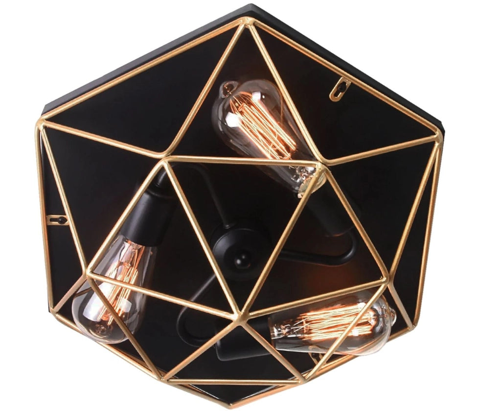 Plafoniera Da Soffitto Black Gold APP1094-3C