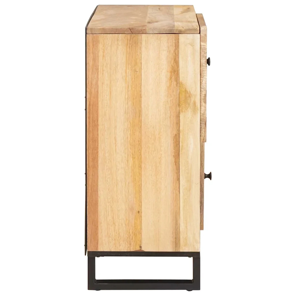 Credenza Marrone 80 x 33 x 75 cm Legno di mango massello 4018071