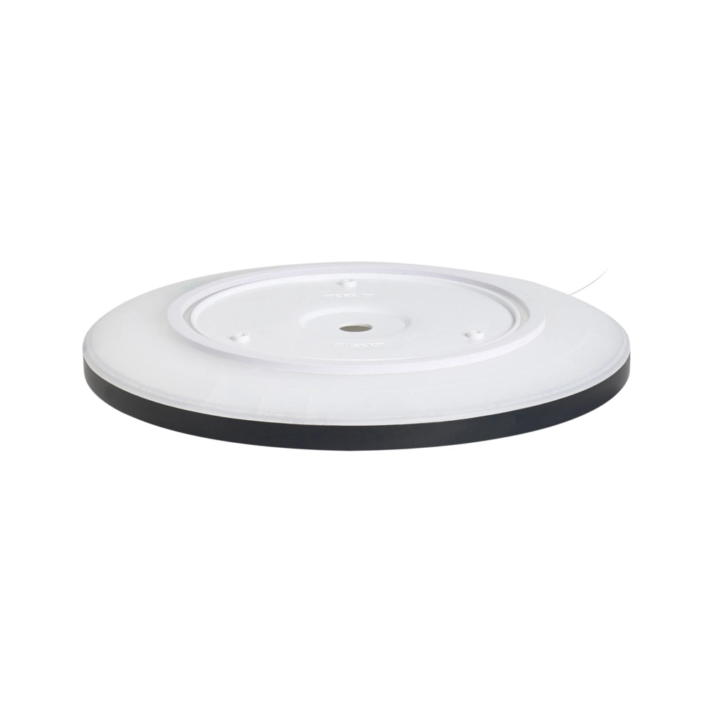 Plafoniera LED Nero 30 cm Sintetica Rotonda Pannello Luminoso LED a Filo Soffitto con Telecomando