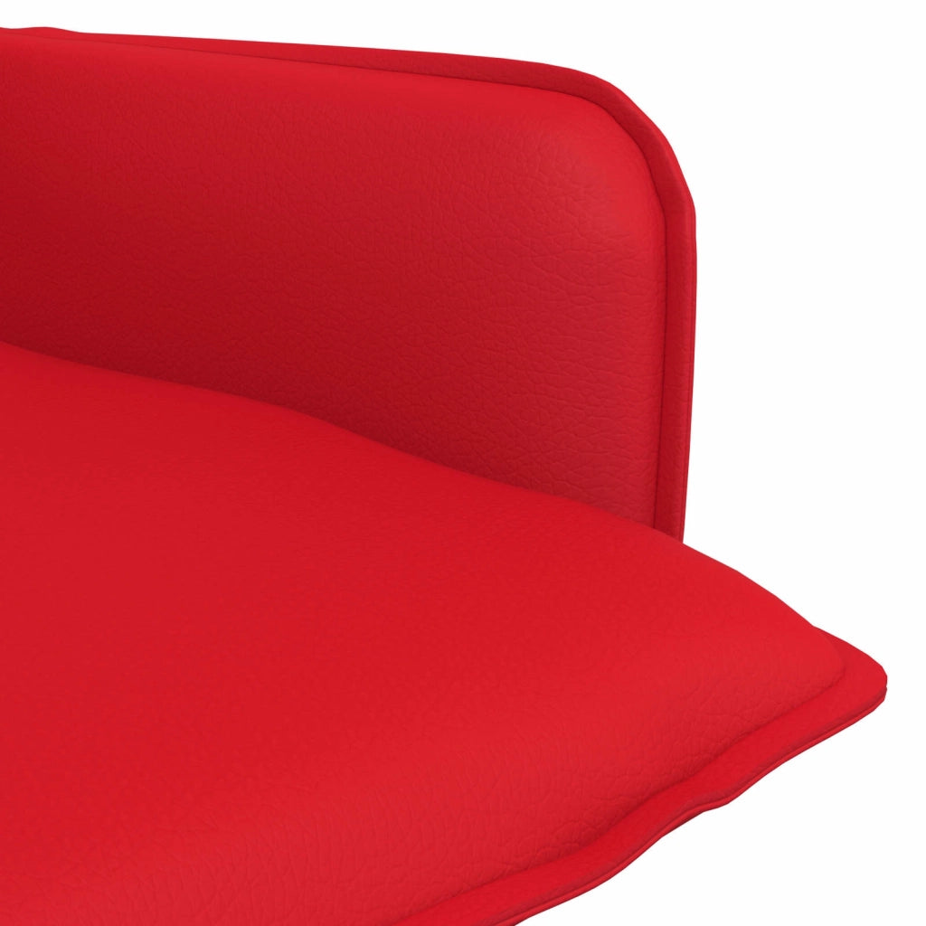 Poltrona Rosso Similpelle 42047740
