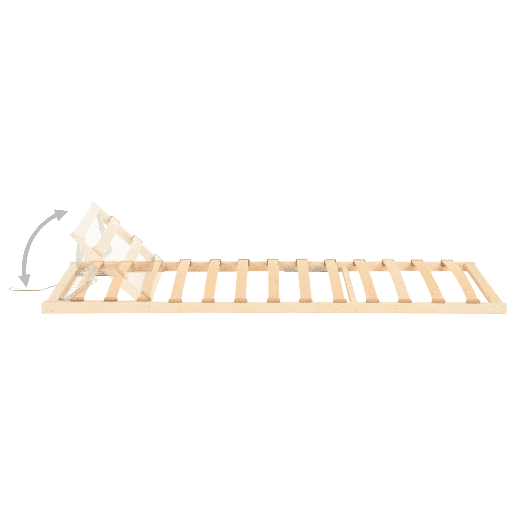 Rete a Doghe con 13 Doghe Testata Regolabile 80x200 cm 327261