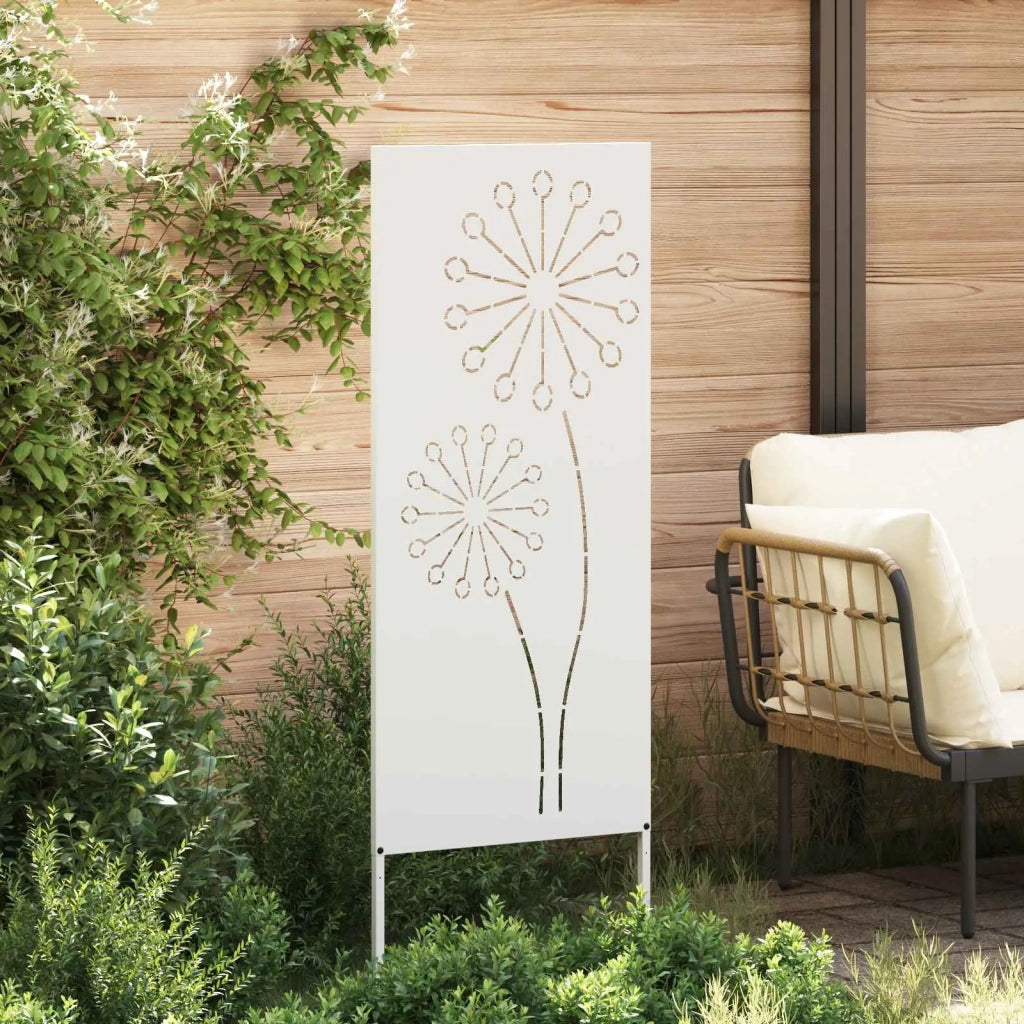 Schermo per privacy in giardino Traforo Bianco 50 x 140 cm CFW3583766
