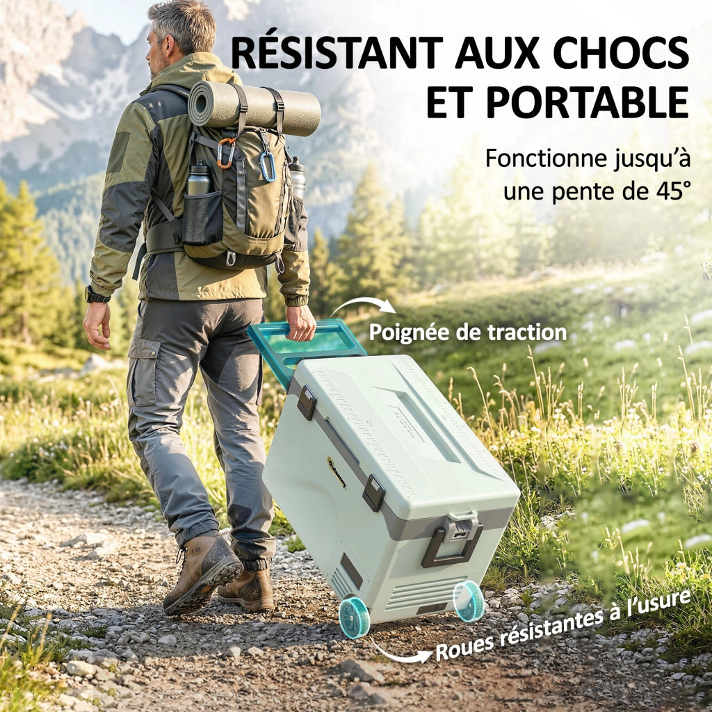 Frigorifero Portatile 42.5L ¨C Minimal ¨C Verde, Controllo App, -20¡ãC a 20¡ãC