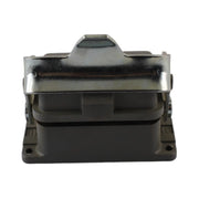 Custodia da pannello metallo 10 poli 1 leva + coperchio in termoplastica Harting