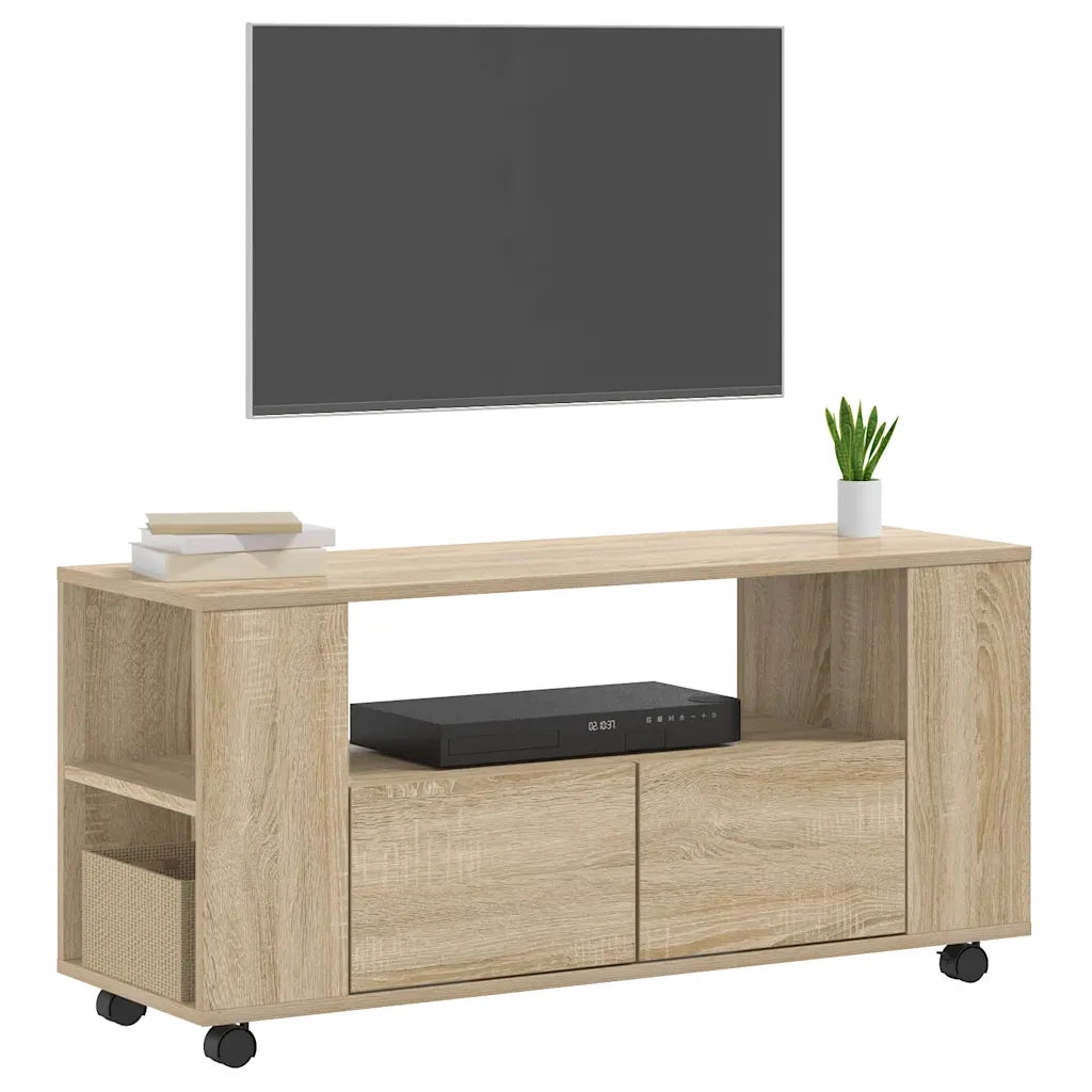 Mobile TV Rovere Sonoma 102x34,5x43 cm in Legno Multistrato 833745