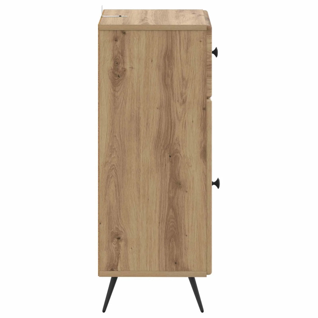 Mobiletto da Bagno BREDA Rovere Artigianale 30 x 31 x 80 cm 897494