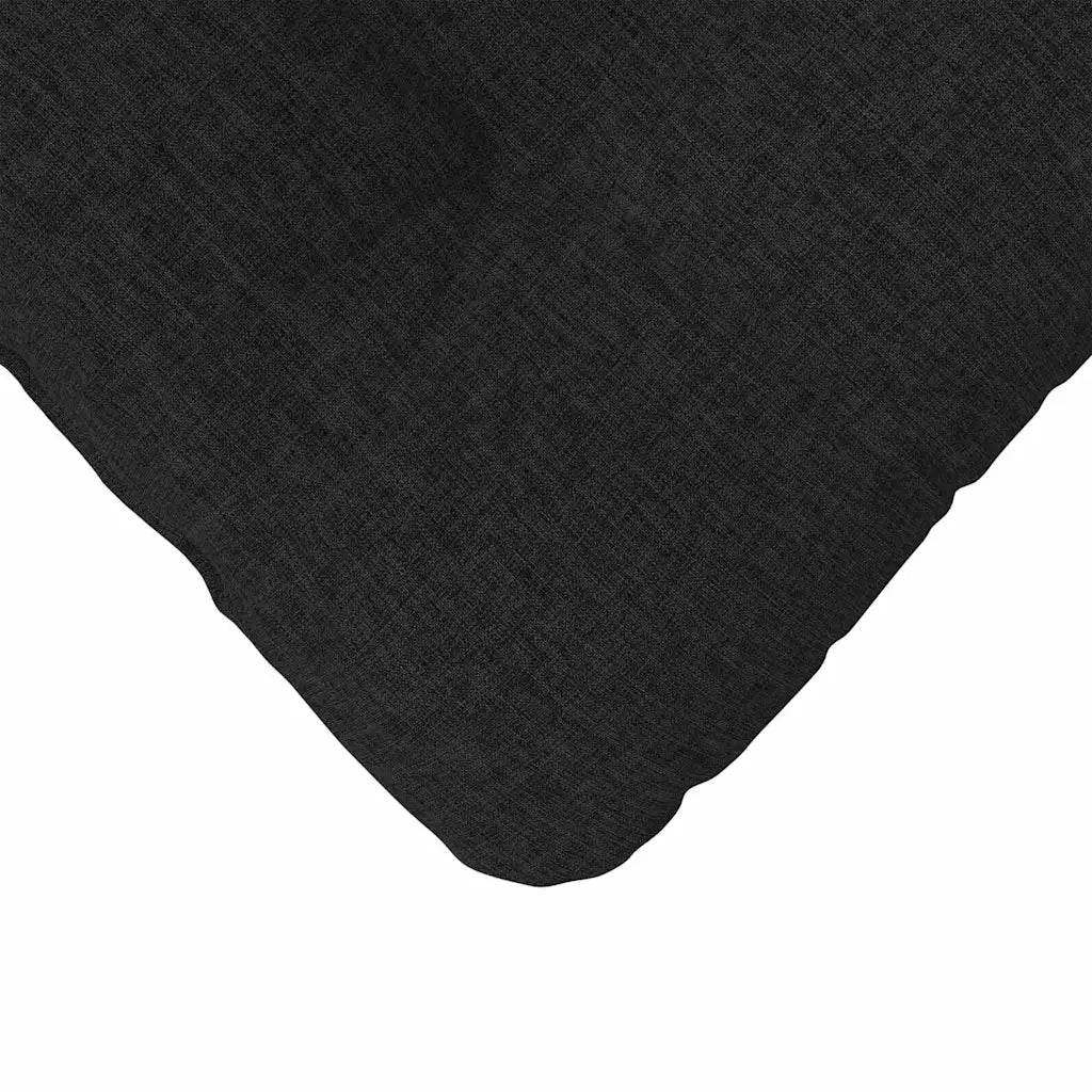 Cuscini per Seduta 4 pcs Nero 45 x 45 x 12 cm Tessuto