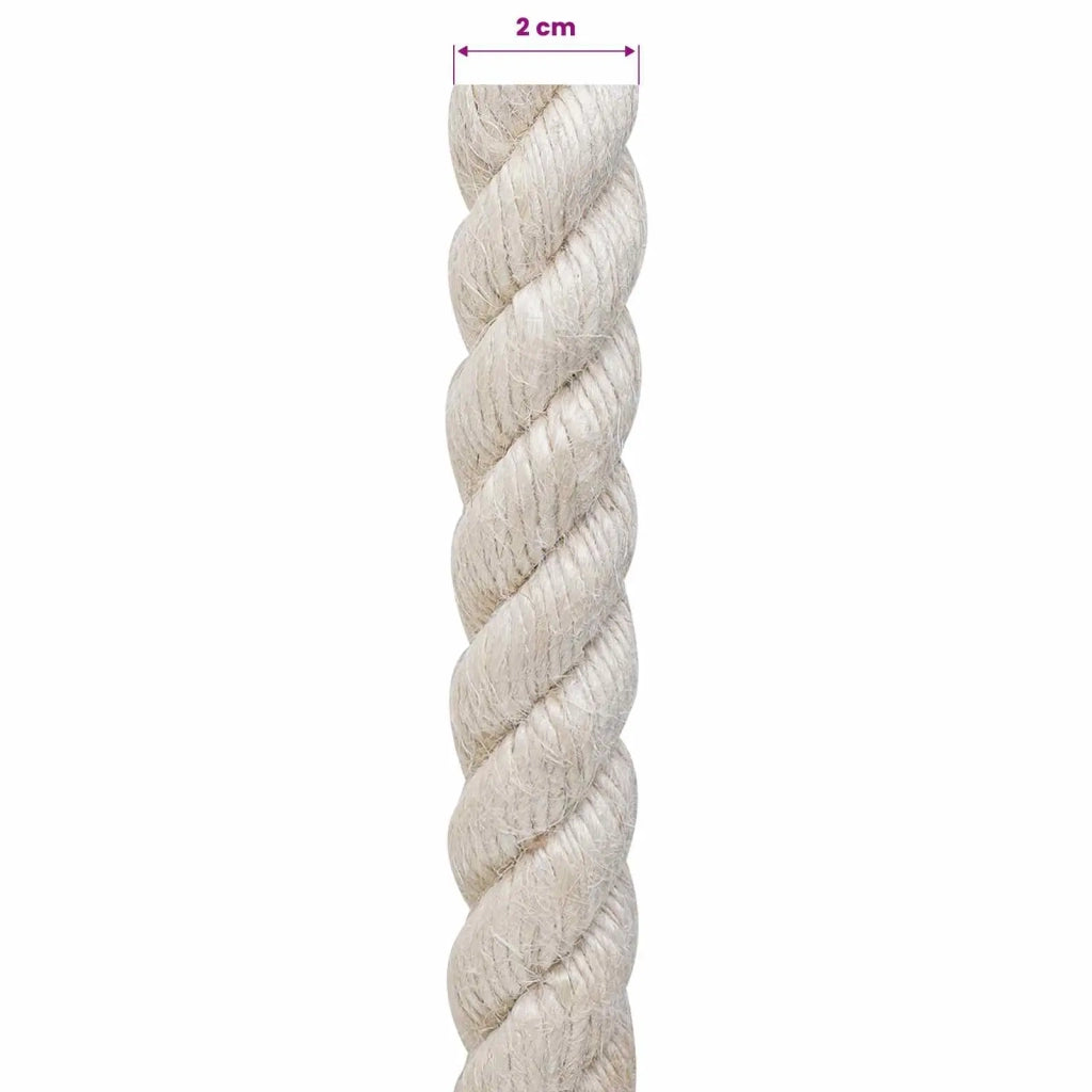 Corda di Juta 20 Bianco 100% juta Tossa