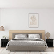 Comodini 2 pz Neri 43x36x50 cmcod mxl 126239