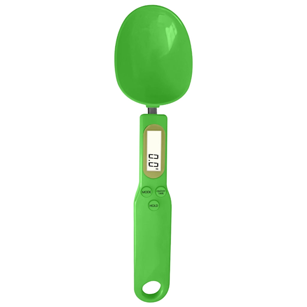 Cucchiaio dosatore elettronico con display LCD e tara integrata Verde Avizar