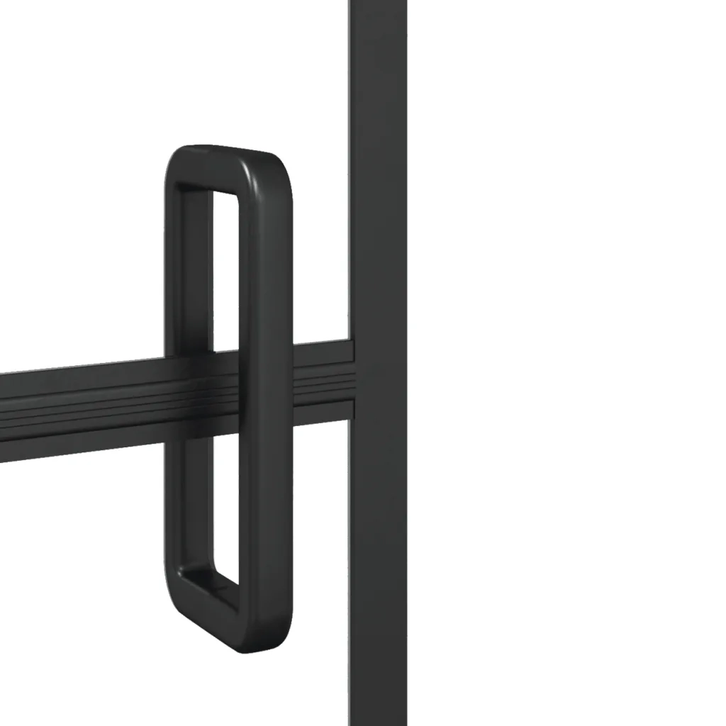 Pannello per Box Doccia in ESG 80x140 cm Nero cod mxl 49690