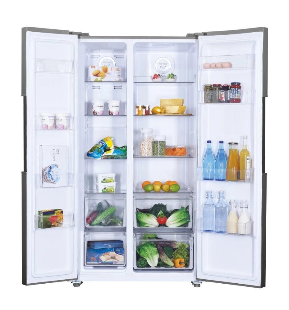 Candy CHSVN 174X frigorifero side-by-side Libera installazione 532 L E Acciaio inox