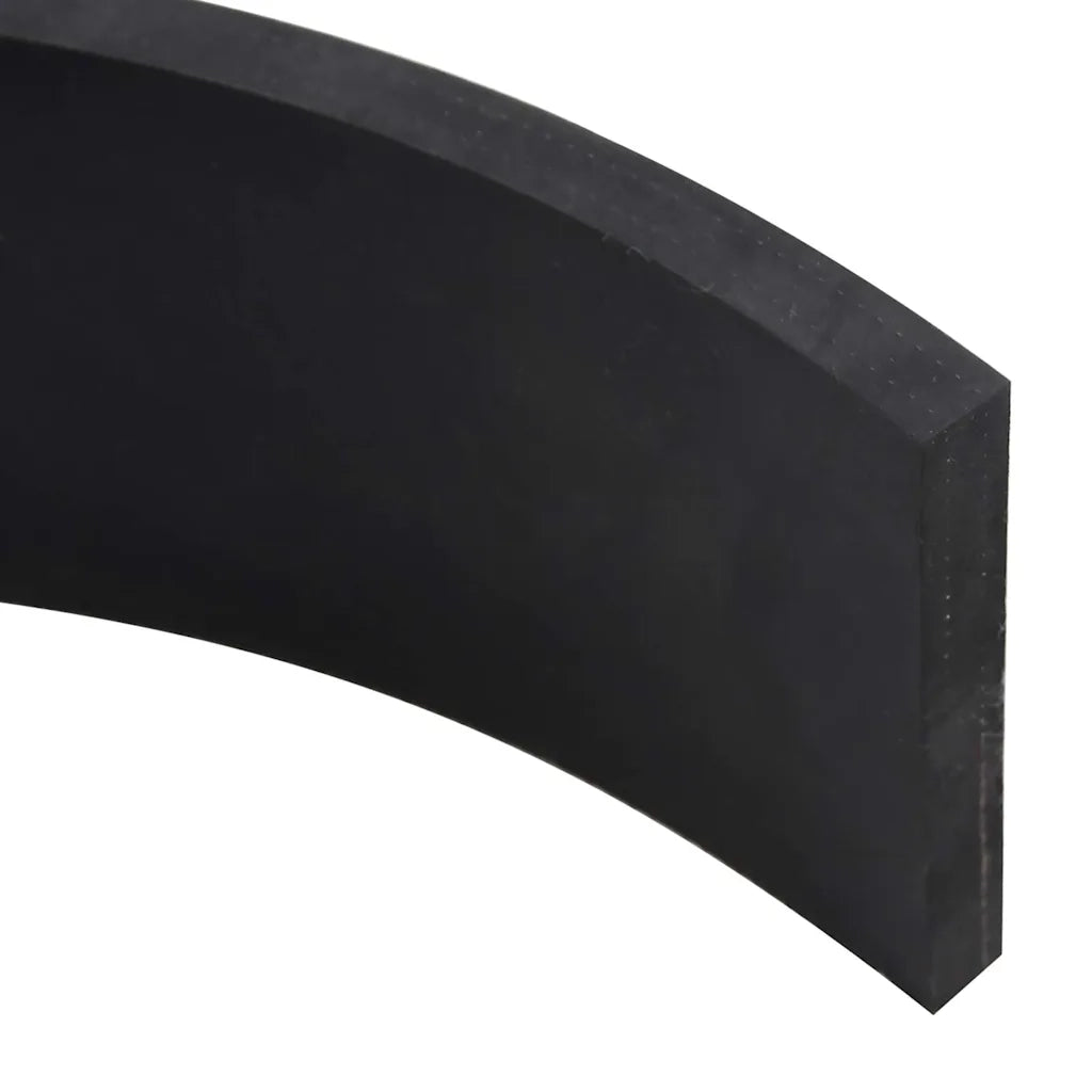 Bordo in Gomma per Spazzaneve Nero 80x10x1 cm 4103517