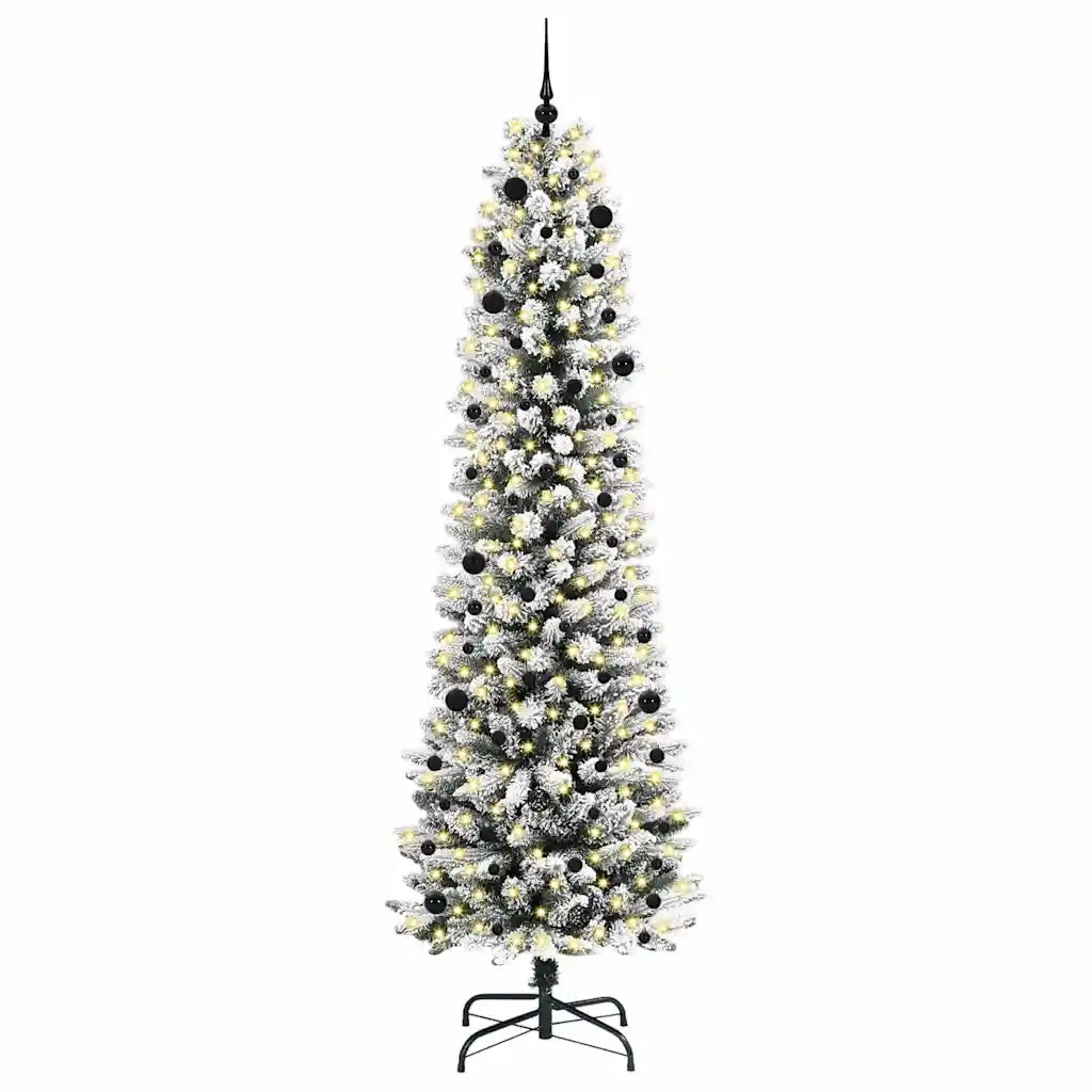 Albero di Natale | Decorazioni natalizie artificiale con 300 LED Bianco 240 cm
