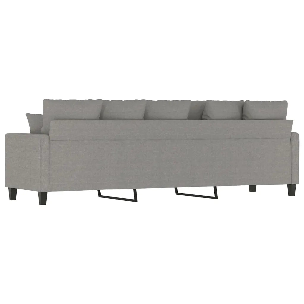 Divano a 3 Posti Grigio Chiaro 210 cm in Tessuto cod mxl 65570