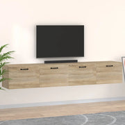 Mobili Parete 2 pz Rovere Sonoma 100x36,5x35 cm in Multistrato 3115670