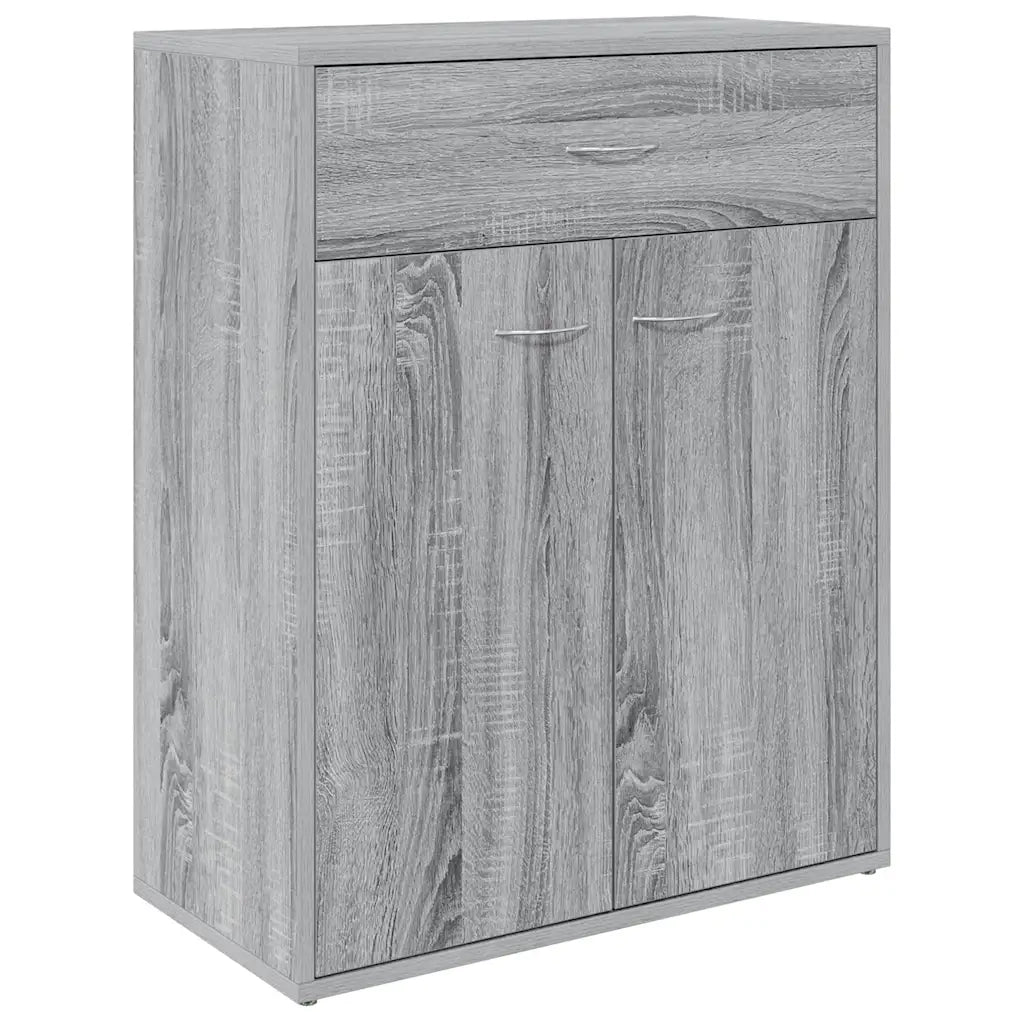 Credenza-Buffet-Armadio da cucina Grigio Sonoma 60x30x75 cm in Legno Multistrato